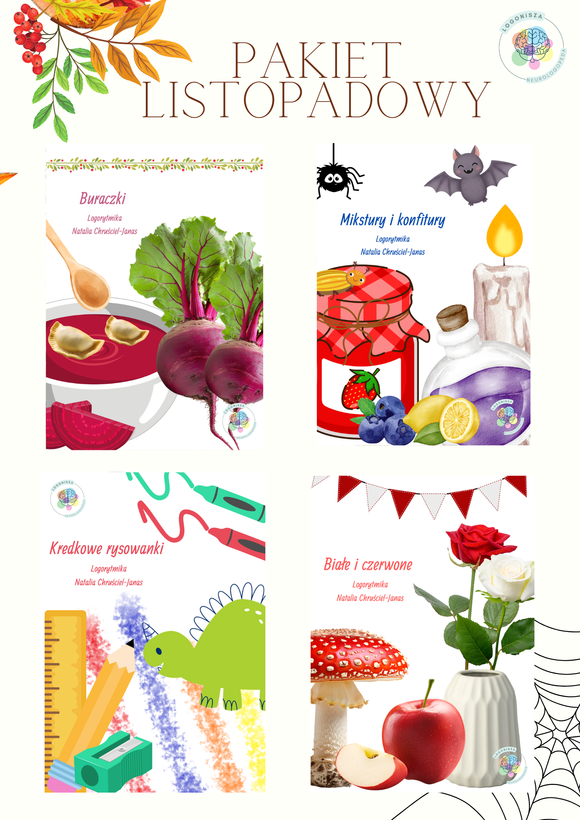 Pakiet scenariuszy na listopadowe zajęcia logorytmiczne 2025